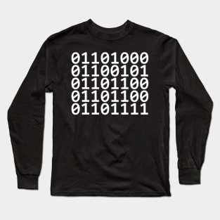 My second language is binary Long Sleeve T-Shirt